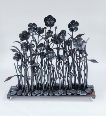 Escultura titulada "Solis Planum" por Kent Knapp, Obra de arte original, Metales