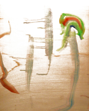Pittura intitolato "flower" da Kenta Mizno, Opera d'arte originale, Acrilico