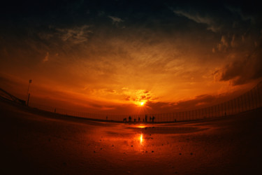 Fotografia intitulada "Sunset the Stadium" por Max Kenzory, Obras de arte originais