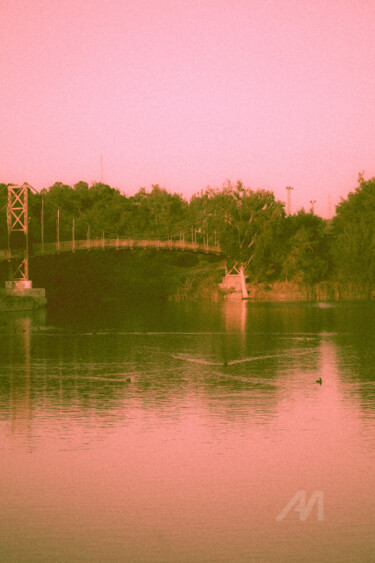 Photography titled "Across the Bridge" by Kerem Bozdogan, Original Artwork, Digital Photography