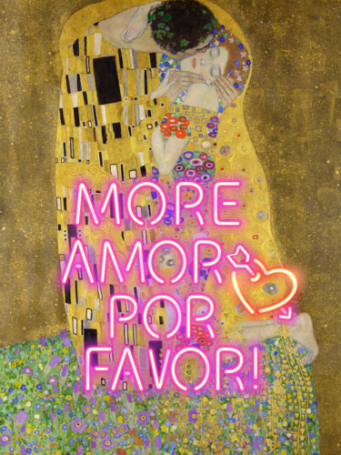 Digital Arts titled "More Amor Por Favor…" by Kerry Pritchard, Original Artwork, Digital Painting