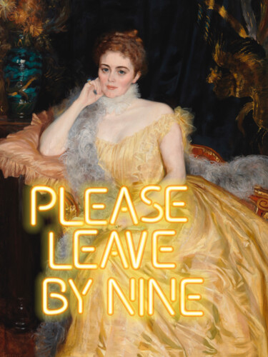 Arte digital titulada "Please Leave By Nin…" por Kerry Pritchard, Obra de arte original, Pintura Digital