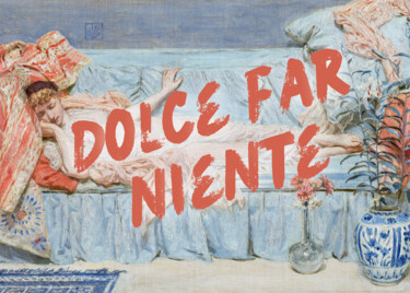 Arts numériques intitulée "Dolce Far Niente" par Kerry Pritchard, Œuvre d'art originale, Peinture numérique