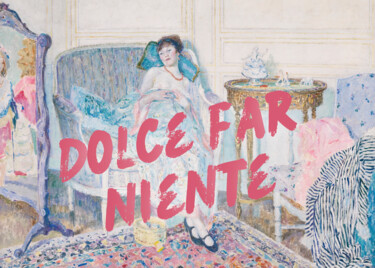 Arts numériques intitulée "Dolce Far Niente Bo…" par Kerry Pritchard, Œuvre d'art originale, Peinture numérique