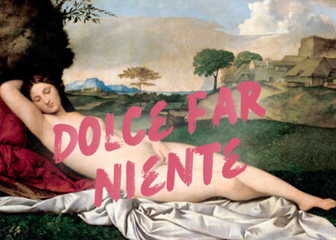 Arts numériques intitulée "Dolce Far Niente -…" par Kerry Pritchard, Œuvre d'art originale, Peinture numérique