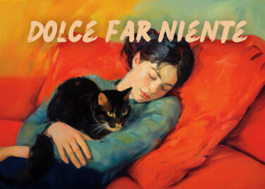 数字艺术 标题为“Dolce Far Niente -…” 由Kerry Pritchard, 原创艺术品, 数字油画