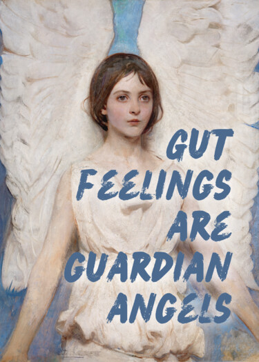 제목이 "Gut feelings are gu…"인 디지털 아트 Kerry Pritchard로, 원작, 디지털 페인팅