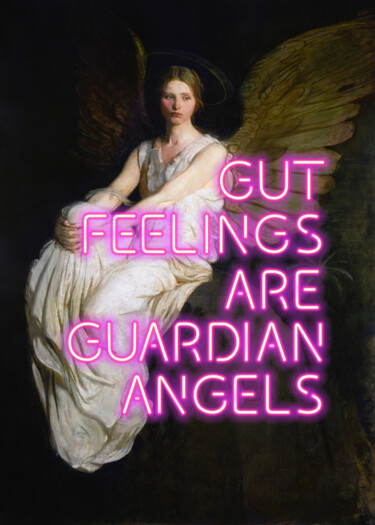 Digital Arts με τίτλο "Gut feelings are gu…" από Kerry Pritchard, Αυθεντικά έργα τέχνης, Ψηφιακή ζωγραφική