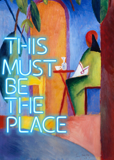 Digitale Kunst mit dem Titel "This must be the pl…" von Kerry Pritchard, Original-Kunstwerk, Digitale Malerei
