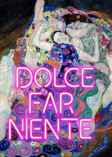 Artes digitais intitulada "Dolce Far Niente -…" por Kerry Pritchard, Obras de arte originais, Pintura digital