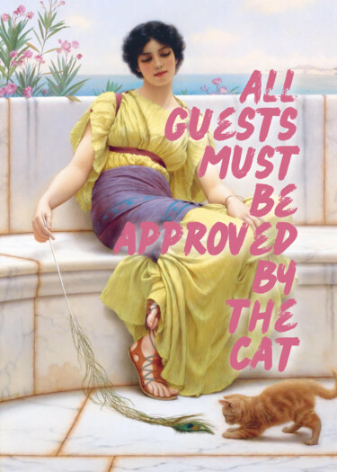 Digital Arts titled "All guests must be…" by Kerry Pritchard, Original Artwork, Digital Painting