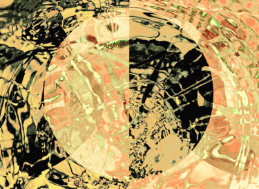 Arte digitale intitolato "Wasserkreis" da Kerstin Berthold, Opera d'arte originale, Collage digitale
