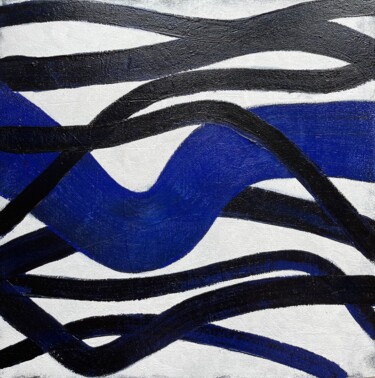 Картина под названием "Nightswimming" - Kerstin Sagebiel, Подлинное произведение искусства, Акрил Установлен на Деревянная р…