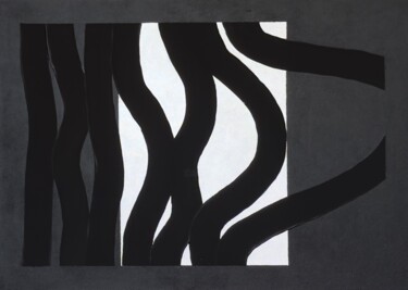 Картина под названием "Unregelmäßigkeiten…" - Kerstin Sagebiel, Подлинное произведение искусства, Акрил Установлен на Деревя…