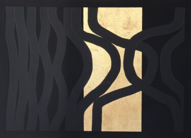 Malerei mit dem Titel "Unregelmäßigkeiten X" von Kerstin Sagebiel, Original-Kunstwerk, Acryl Auf Keilrahmen aus Holz montiert
