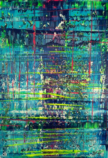 Malerei mit dem Titel "Breaking Dawn" von Kerstin Sokoll, Original-Kunstwerk, Acryl