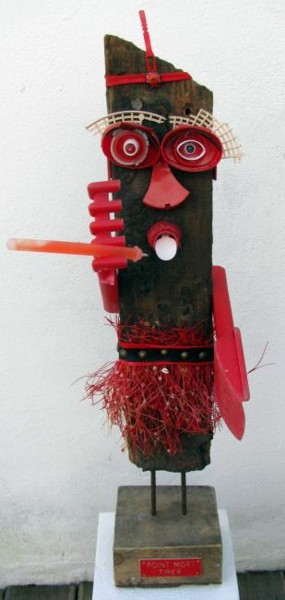 Sculpture titled "RACKAM LE ROUGE" by Frédéric Durand, Original Artwork