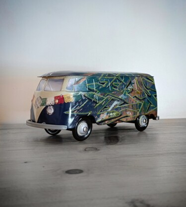 Escultura intitulada "FIESTA VW" por Kesa Graffiti, Obras de arte originais, Acrílico