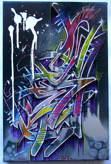 Peinture intitulée "kesa graffiti" par Kesa Graffiti, Œuvre d'art originale, Acrylique