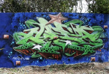 Peinture intitulée "KESA 2020 MONTPELLI…" par Kesa Graffiti, Œuvre d'art originale, Bombe aérosol