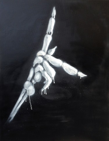 Pintura titulada ""K" (3)" por Mickael Bereriche (KESMO), Obra de arte original, Pintura al aerosol