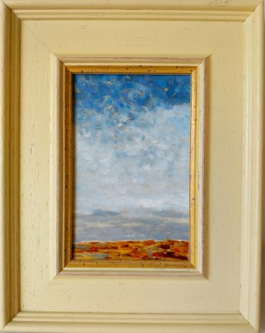 Painting titled "Landscape 18" by Kestutis Jauniskis, Original Artwork, Oil