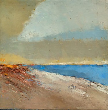 Malerei mit dem Titel "Seacoast 5" von Kestutis Jauniskis, Original-Kunstwerk, Öl