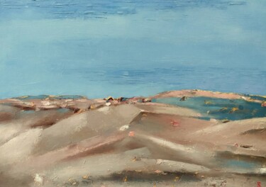 Peinture intitulée "Grey Dunes" par Kestutis Jauniskis, Œuvre d'art originale, Huile