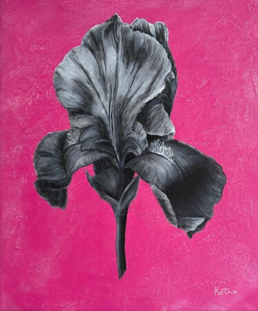 Peinture intitulée "Iris" par Ketrin Trinity, Œuvre d'art originale, Huile