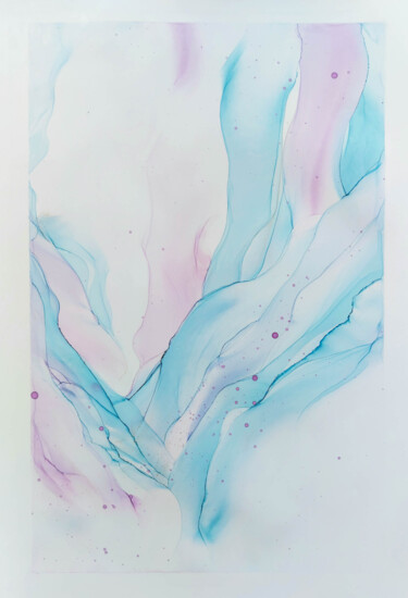 Malerei mit dem Titel "Ros Mone 5" von Kevich Anastacia, Original-Kunstwerk, Tinte