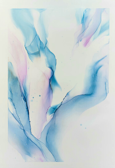 Картина под названием "Ros Mone 8" - Kevich Anastacia, Подлинное произведение искусства, Чернила