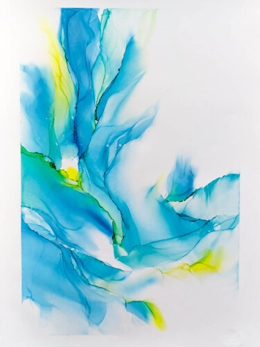 Картина под названием "Deep Sea 1" - Kevich Anastacia, Подлинное произведение искусства, Чернила