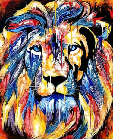 Pittura intitolato "Starring with glamo…" da Kevin Jjagwe, Opera d'arte originale, Acrilico