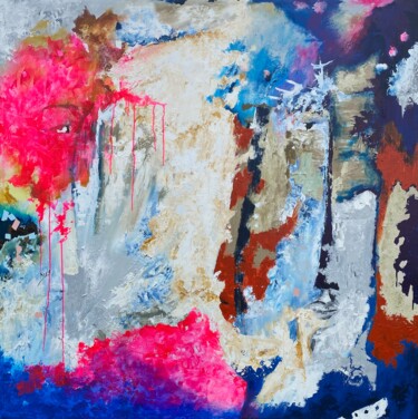 Картина под названием "Croyance" - Keze, Подлинное произведение искусства, Акрил Установлен на Деревянная рама для носилок