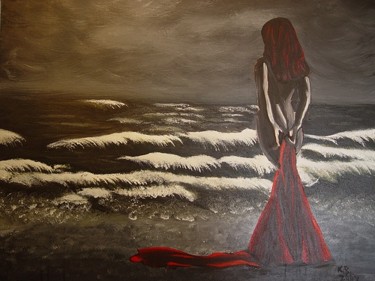 Painting titled "torment" by Faeluv, Original Artwork, Oil
