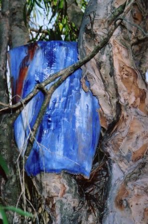 Sculpture titled "Bluebird" by Kay Frances, Original Artwork, Mixed Media