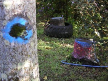 Sculpture titled "Blue circles...." by Kay Frances, Original Artwork, Other