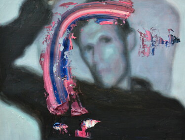 Schilderij getiteld "In depth" door Khairzul Ghani, Origineel Kunstwerk, Olie Gemonteerd op Frame voor houten brancard