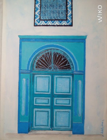"la belle porte" başlıklı Tablo Adelka tarafından, Orijinal sanat, Suluboya