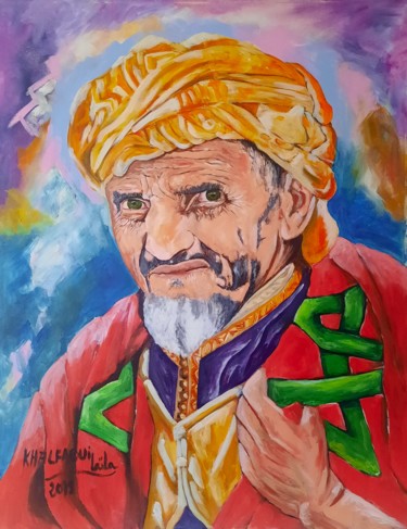 La marche verte II "La marche verte II" başlıklı Tablo Klaila tarafından, Orijinal sanat, Akrilik
