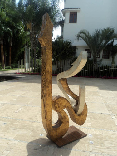 Sculpture intitulée "securedownload-7.jp…" par Khalid Bayi, Œuvre d'art originale