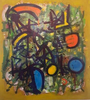 Peinture intitulée "Sans titre 2" par Khalil Boubekri, Œuvre d'art originale, Huile