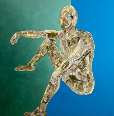 Peinture intitulée "Ordinary you 2" par Khalil Boubekri, Œuvre d'art originale, Acrylique
