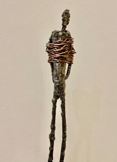 Sculpture titled "Limits" by Khalil Boubekri, Original Artwork, Metals