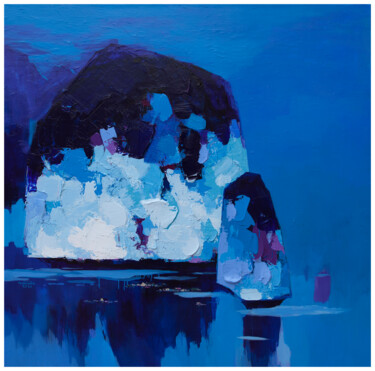 Schilderij getiteld "Halong Bay No.59" door Khanh The Bui, Origineel Kunstwerk, Acryl