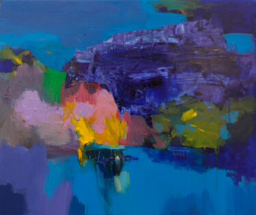 Schilderij getiteld "HaLong Bay No.62" door Khanh The Bui, Origineel Kunstwerk, Acryl