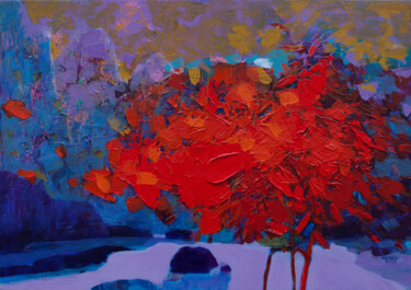 Malarstwo zatytułowany „A Day in December” autorstwa Khanh The Bui, Oryginalna praca, Akryl