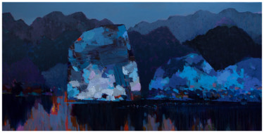 Late afternoon Painting titled "Late afternoon" by Khanh The Bui, Original Art, Acrylic