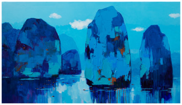 Halong bay no.20 Painting titled "Halong bay no.20" by Khanh The Bui, Original Art, Acrylic