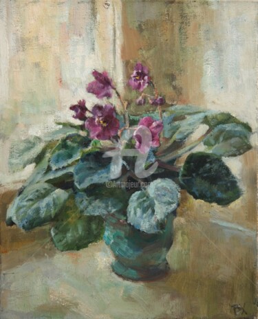 Painting titled "Violet" by Valeriy Kharchenko, Original Artwork